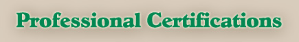 melna professional certifications
